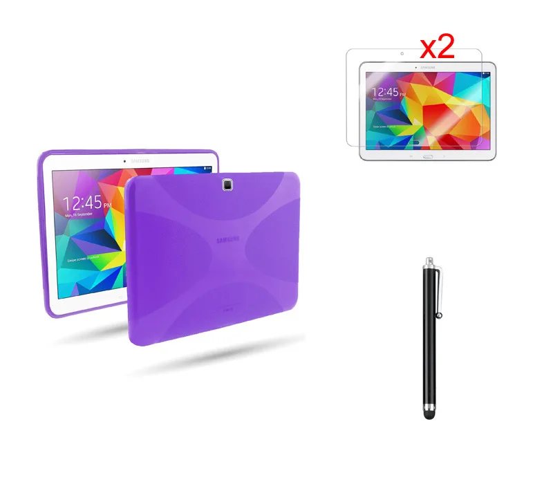 X Line Матовый ТПУ гелевый силиконовый чехол сумка 2 * прозрачная пленка Стилус для