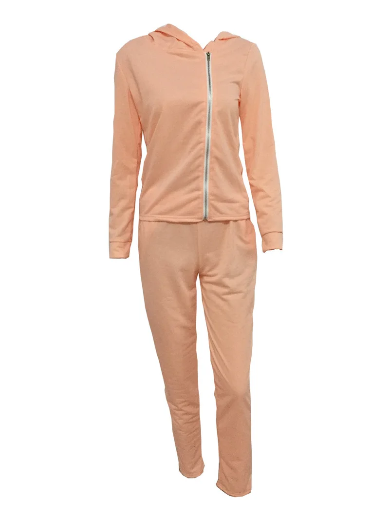 Zipper new design Suit Set 2019 Women Tracksuit Two-piece Sport Style Outfit Jogging Sweatshirt Fitness Lounge Sportwear |