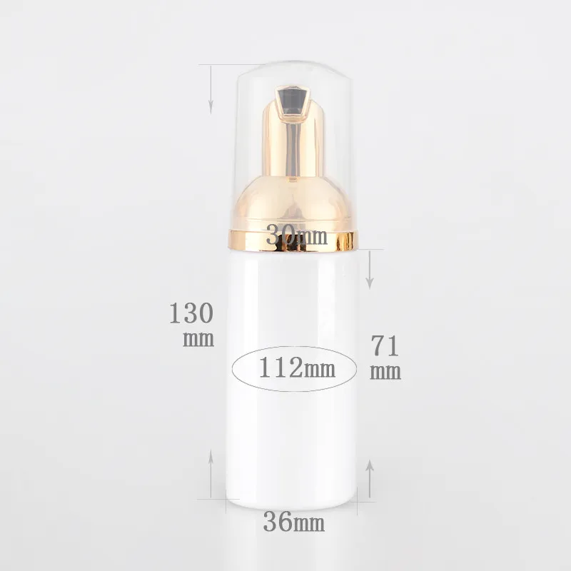 Прямая поставка 60 мл Прозрачный Пластик Кубок пенообразователь насосы для лица