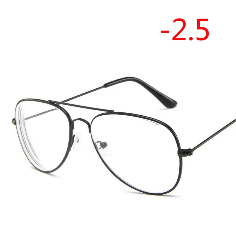 Myopia 250 Retro Metal Cat Eye Finished Myopia Eyeglasses Spectacles Glasses For Women And Men-1.0-1.5-2.0-2.5-3.0-3.5-4.0 - Цвет оправы: Myopia 250