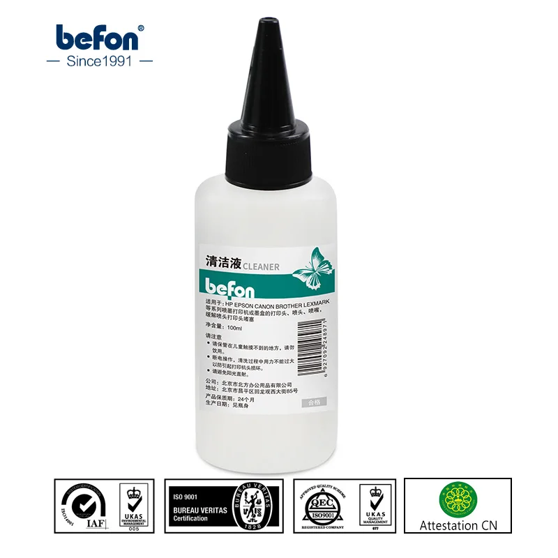 Befon очищающая жидкость для головки принтера очистки используемая Epson Canon Brother hp