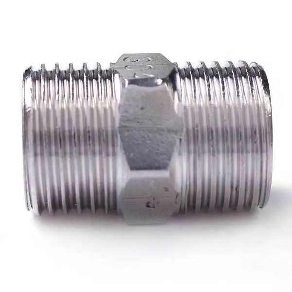 Classical Hexagon Nipple 1 2 Inch 304 Male NPT Stainless Steel Pipe Fitting | Обустройство дома