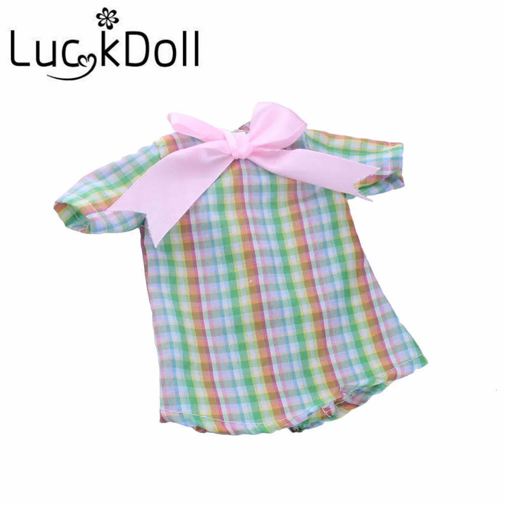 LUCKDOLL платья различных стилей подходят для 14 5 Дюймов Американская кукла Wellie Wishers