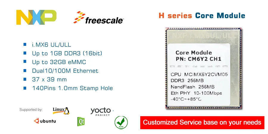 eMMC iMX6ull SOM imx6ulSOC development board i.MX6UL core board industrial computer IOT gateway Dual ethernet embedded Linux