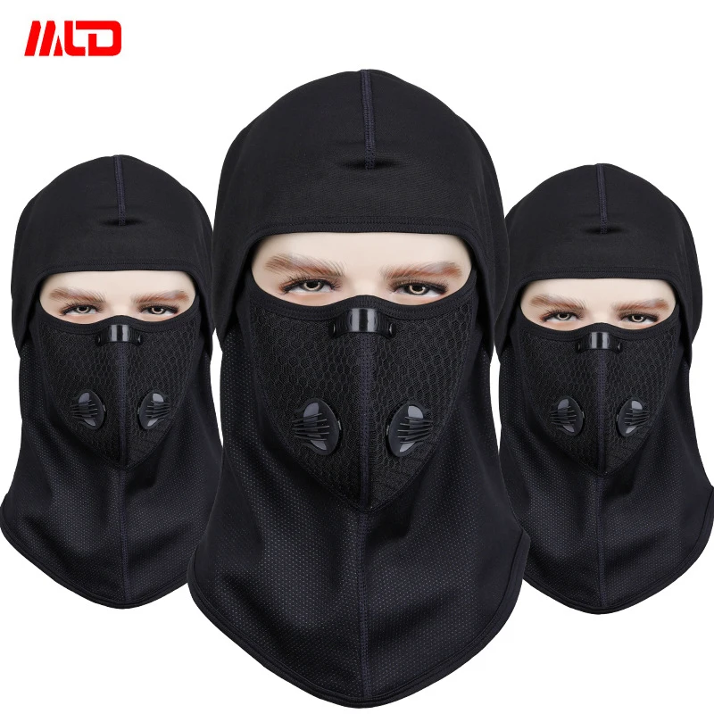 Зимняя женская шапка лыжная велосипедная походная маска зимняя флисовая