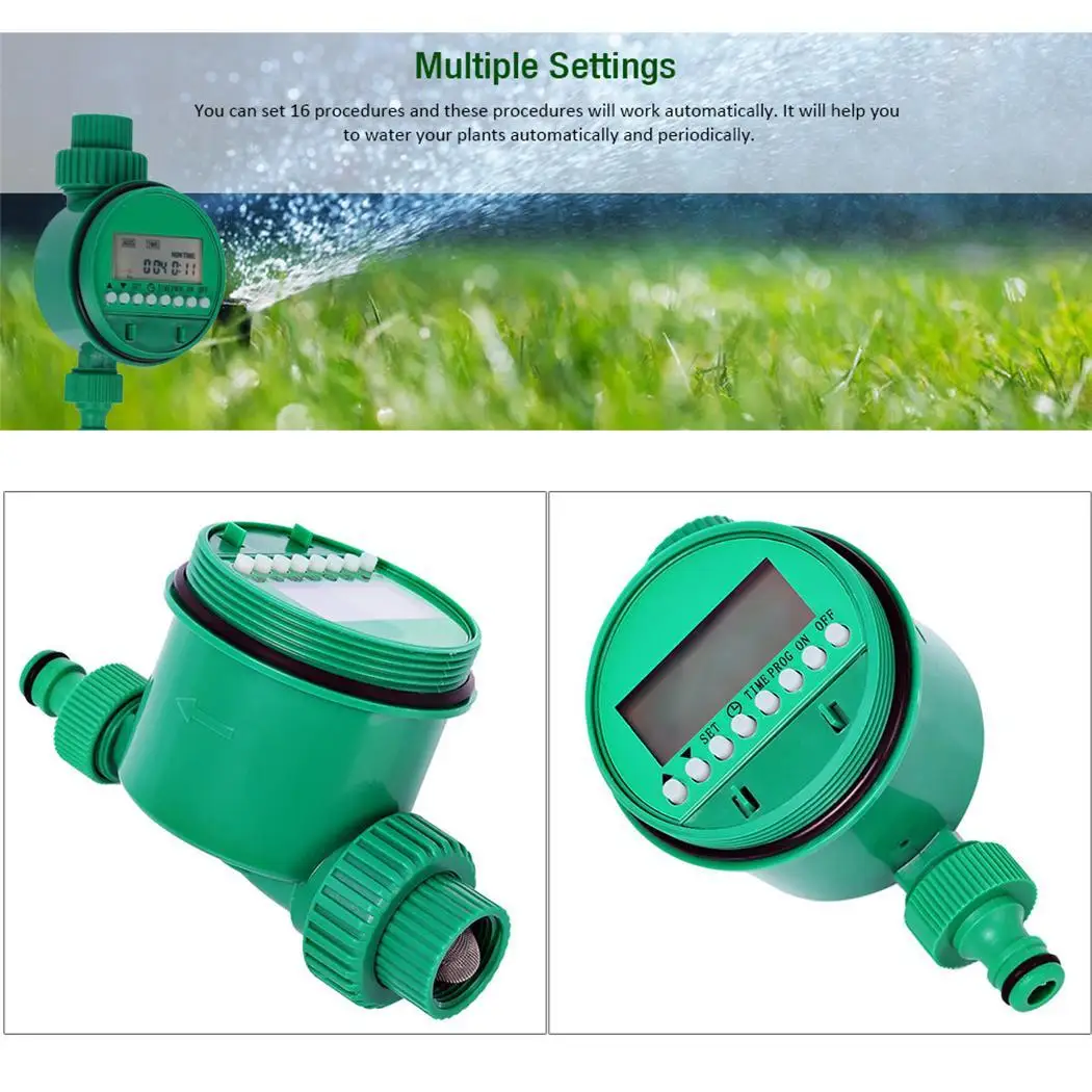 ЖК AAA батареи полива таймер электронный Прочный Микро капельного орошения