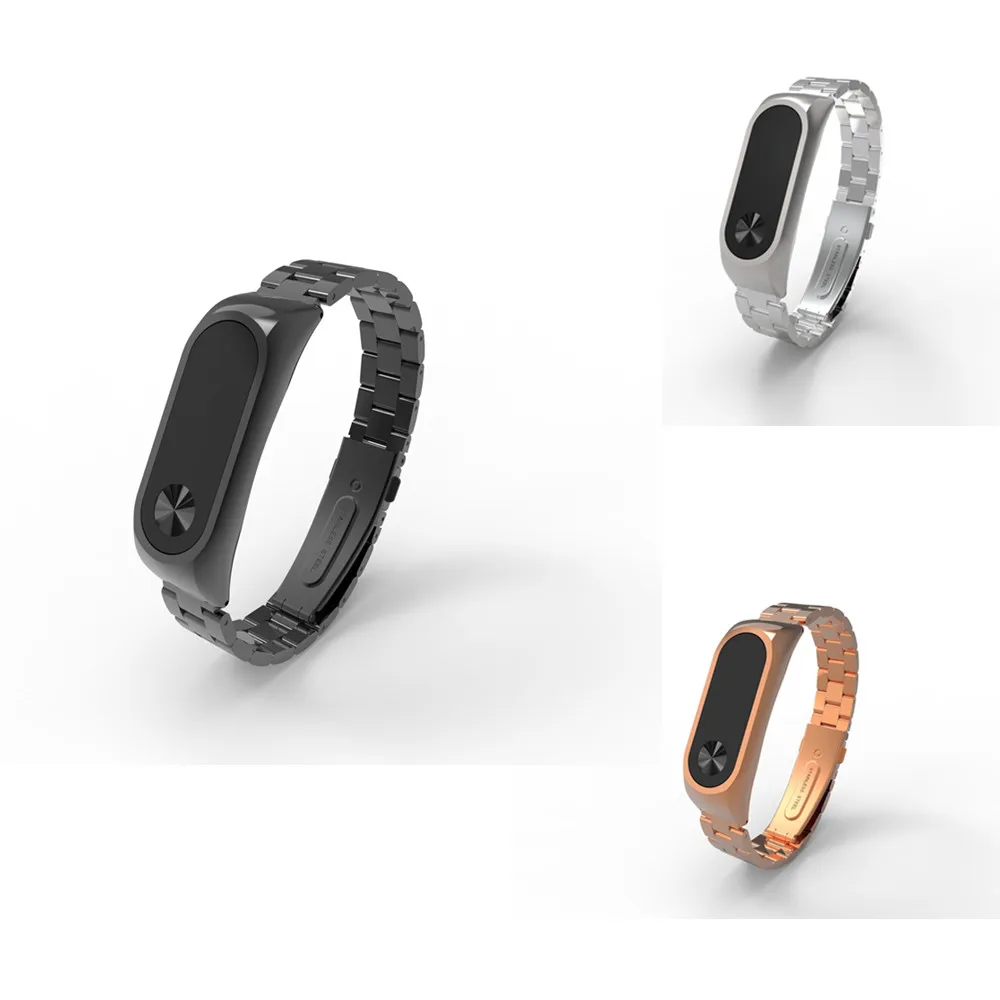 Mi Band 2 браслет на запястье безвинтовая Pulseira для Xiaomi металлический ремешок из