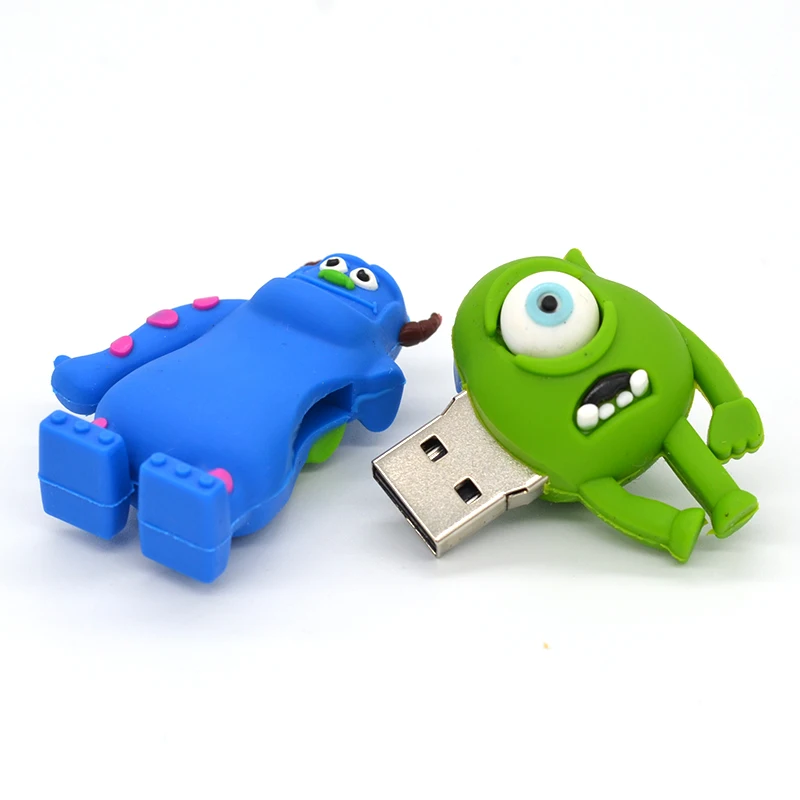 Новый милый монстр университет улыбка корова 64 ГБ 32 16 8 1 Mike Wazowski USB 2 0 карта памяти