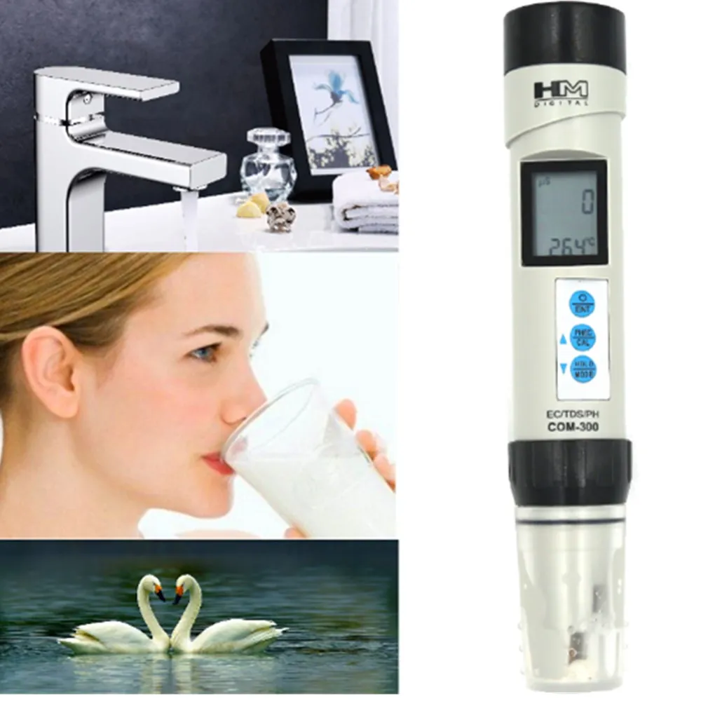 Цифровой измеритель качества воды TDS/EC/Temp/PH 4 в 1 тестеры инструменты для измерения