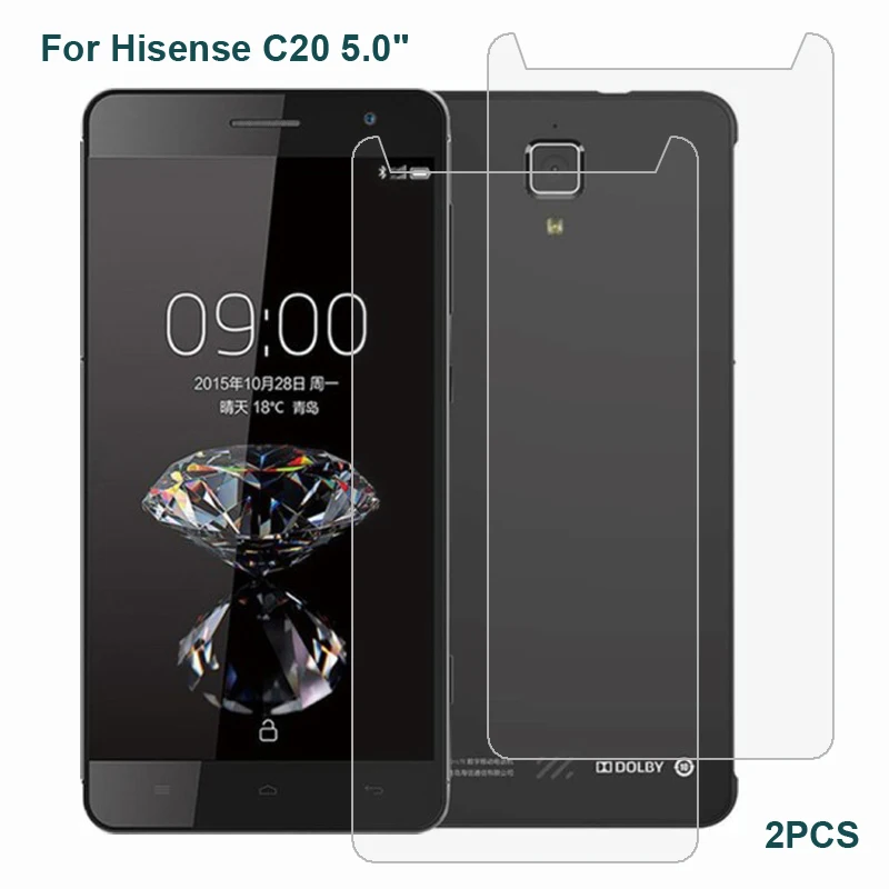 2 шт. для Hisense C20 стекло телефона 9H высококачественная прозрачная защитная пленка