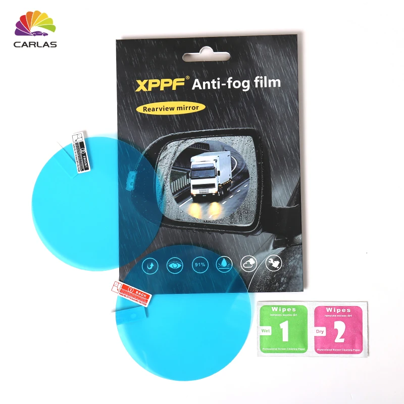 2 шт. противотуманная Защитная пленка для зеркала заднего вида мотоцикла