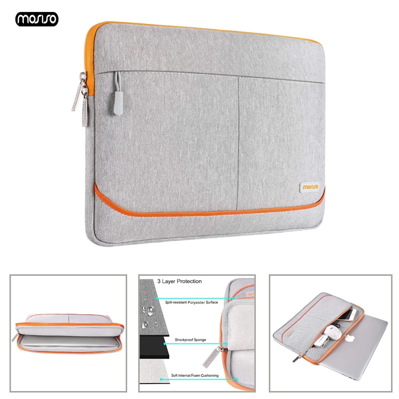 MOSISO водонепроницаемый чехол для ноутбука сумка Macbook Air 13 Pro 3 защитная крышка