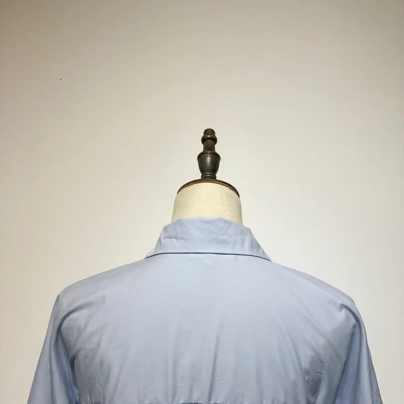 WENYIN/2018 Осенняя мода уличная Кнопка Пояс Блузка Для женщин blusas рубашка Топы WY-580 |