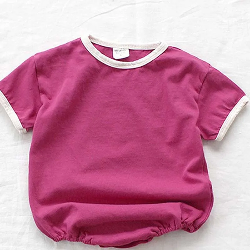 rose red Детская одежда, летний детский спортивный костюм в школьном стиле для мальчиков, летний ультратонкий крутой костюм в морском стиле с отворотом - Цвет: rose red