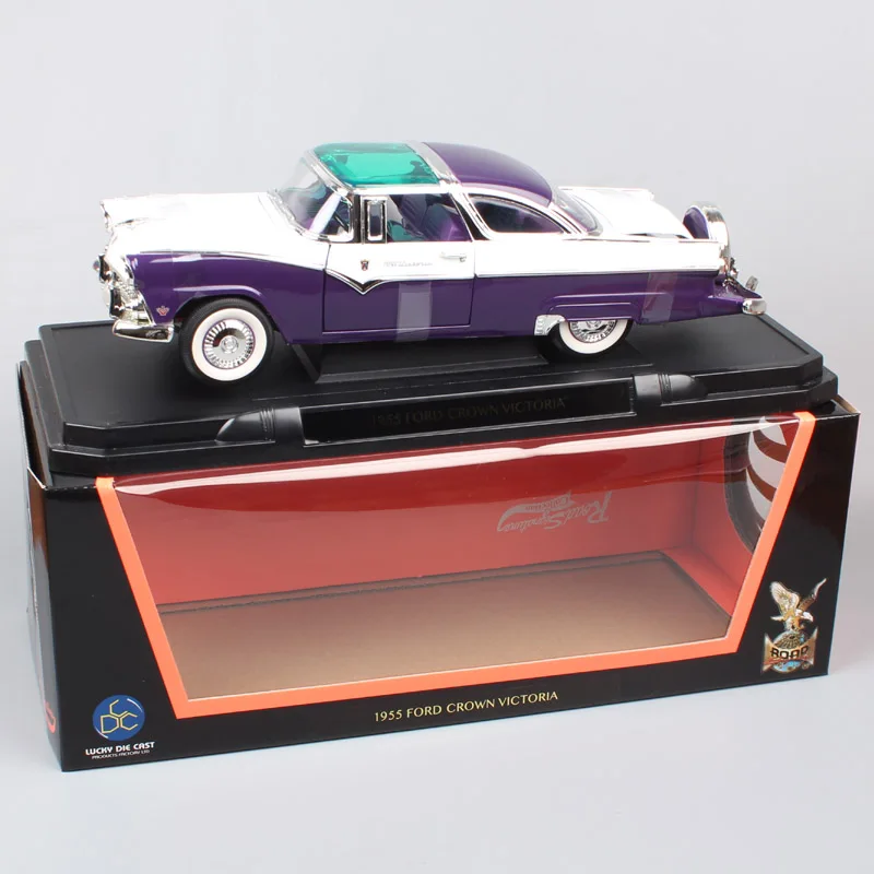 

Children 1:18 large Scale Car 1955 FORD Fairlane CROWN Vic VICTORIA sedan diecast models cars vehicles toys automobile miniature
