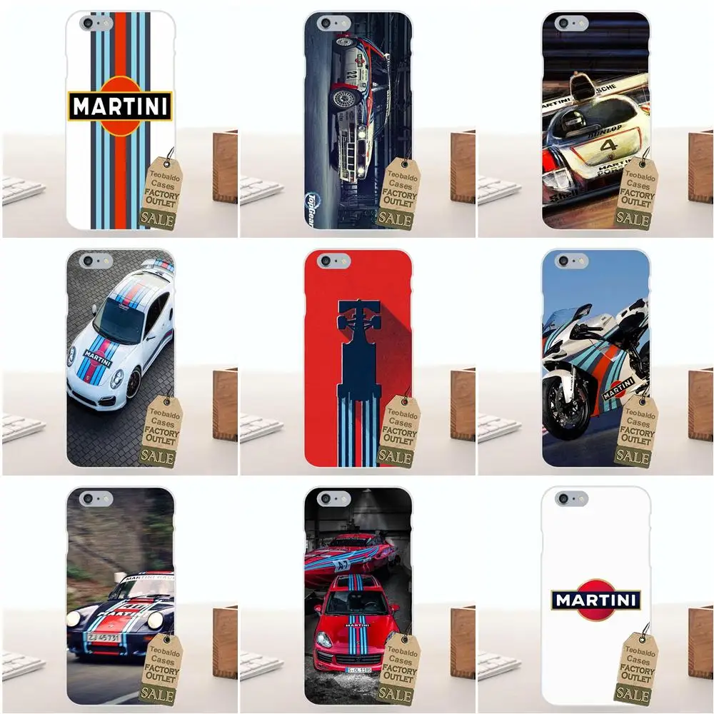 Мягкий чехол для мобильного телефона Tpwxnx Martini Racing Apple iPhone 4 4S 5 5C SE 6 6S 7 8 Plus X LG G4 G5 G6 K4