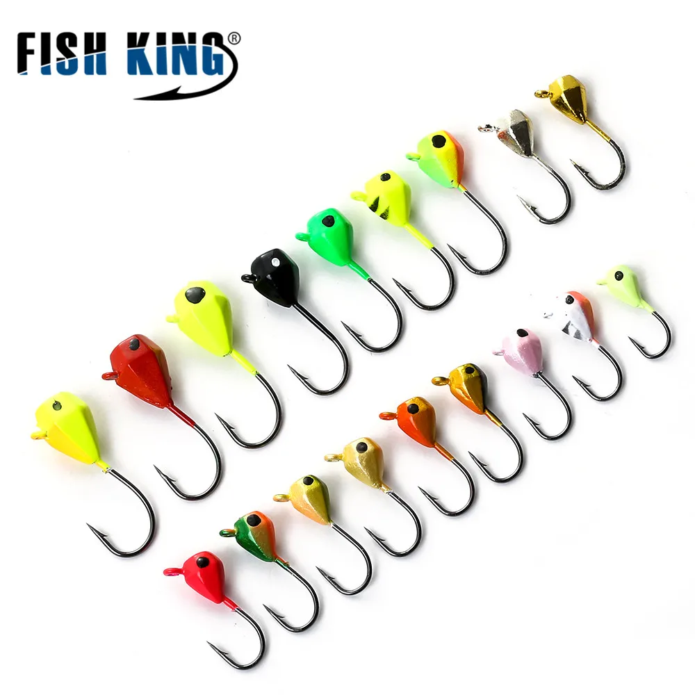 FISH KING приманка для подледной рыбалки 5 шт. 1 6 г/2 г/5 г Mutil твердая приманки из свинца