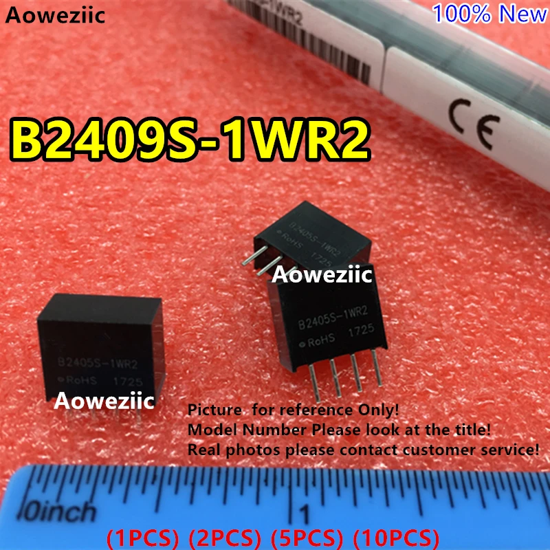 

Aoweziic (1PCS) (2PCS) (5PCS) (10PCS) B2409S-1WR2 New Original SIP4 Input: 24V Output: 9V 0.11A DC-DC 1.5kV Voltage Isolate