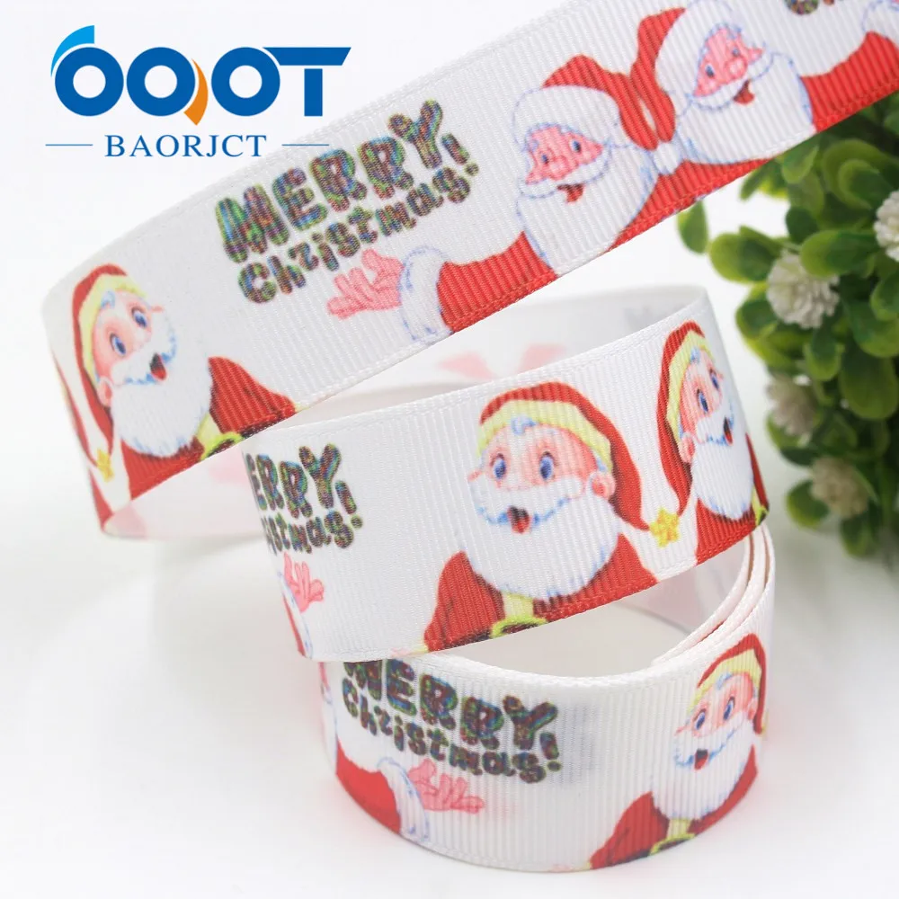 Рождественская серия OOOT BAORJCT ленты из мультфильма грогрен 25 мм 10 ярдов аксессуары