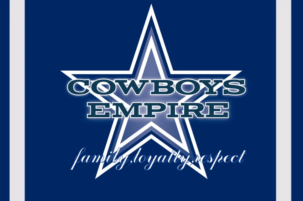 Dallas Cowboys логотип флаг 3ftx5ft баннер 100d полиэфир металлические Втулки 90x150 см 40095 | Дом