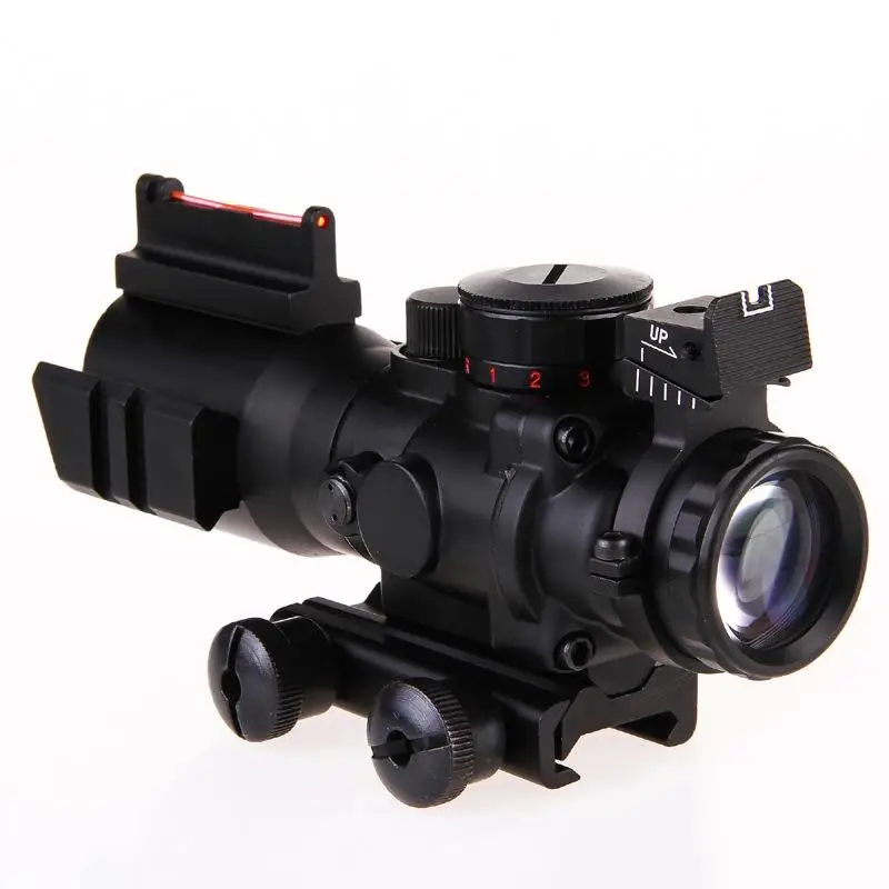 Тактический прицел для охотничьего ружья снайперская лупа 4x32 Acog 20 мм|Оптические