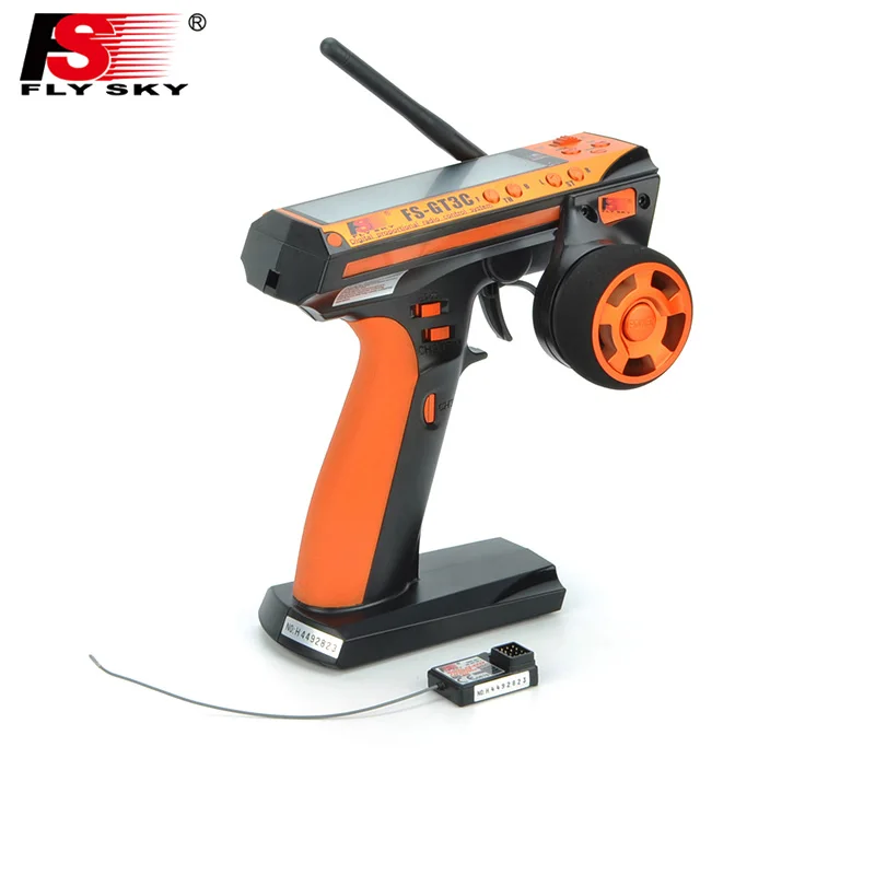 FlySky GT3C FS-GT3C 2,4 GHz 3-канальный блок питания с передатчиком с GR3E приемник для RC автомобилей Лодка