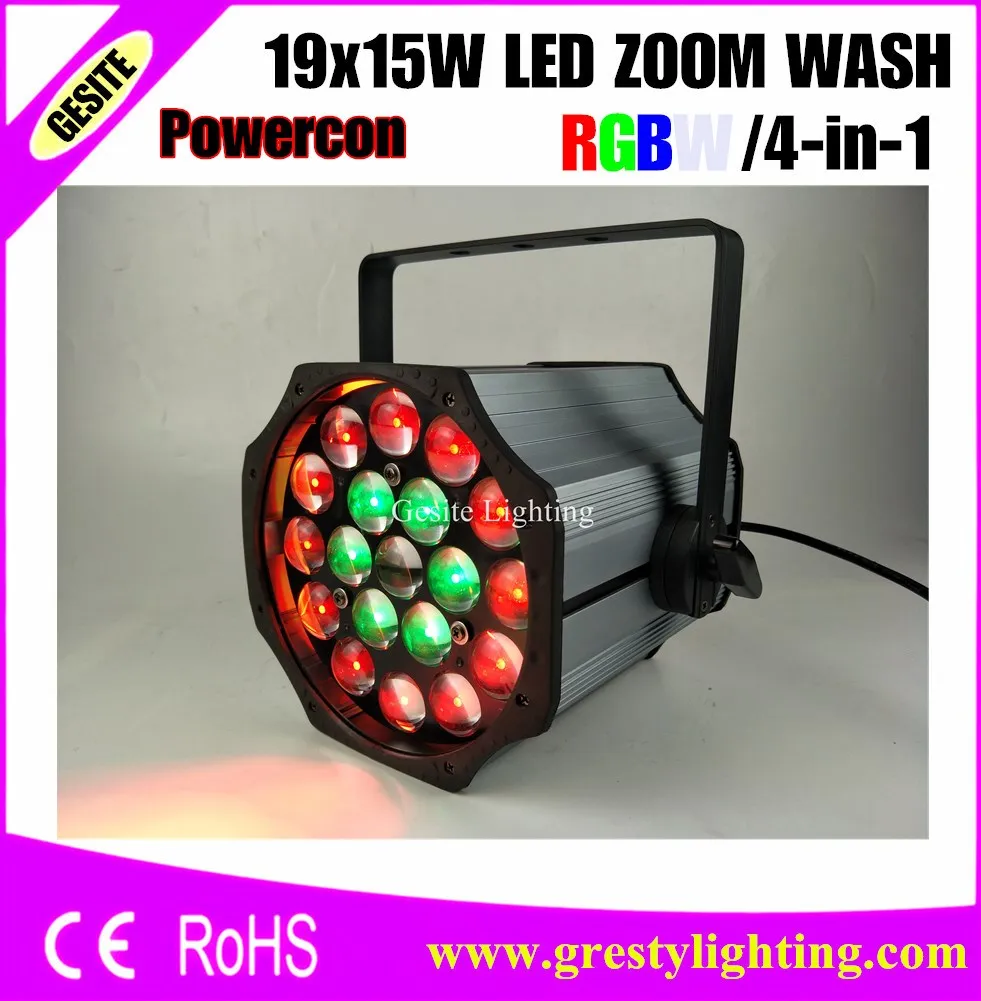 Большой пчелиный глаз 19x15W увеличение луча Par свет LED круг управления|bee eye|zoom parpar