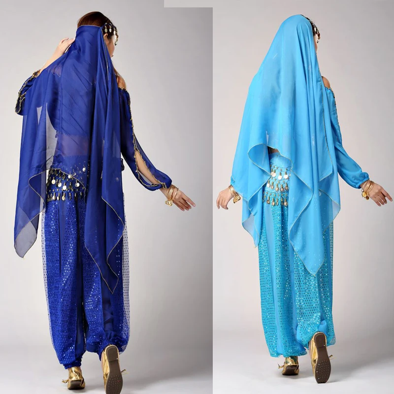 

Top+Pant+Belt+Veil Women Belly Dance Performance Costumes Girls Dancing Wear Belly Dance Outfits Set Female Indian Stage wear