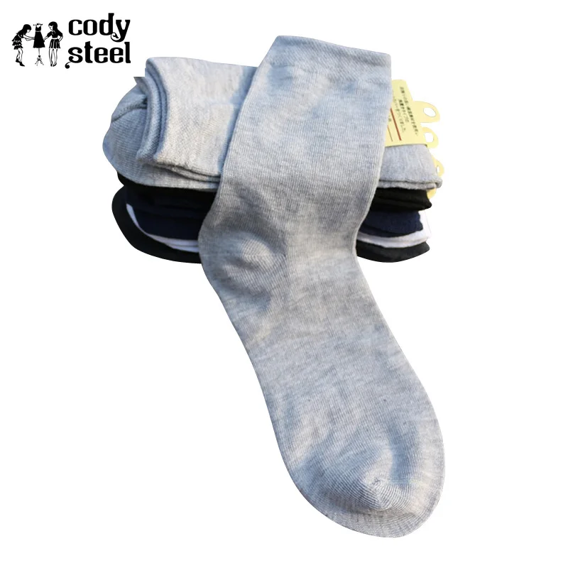 Мужские носки без пятки cody steel модные однотонные мужские в деловом стиле