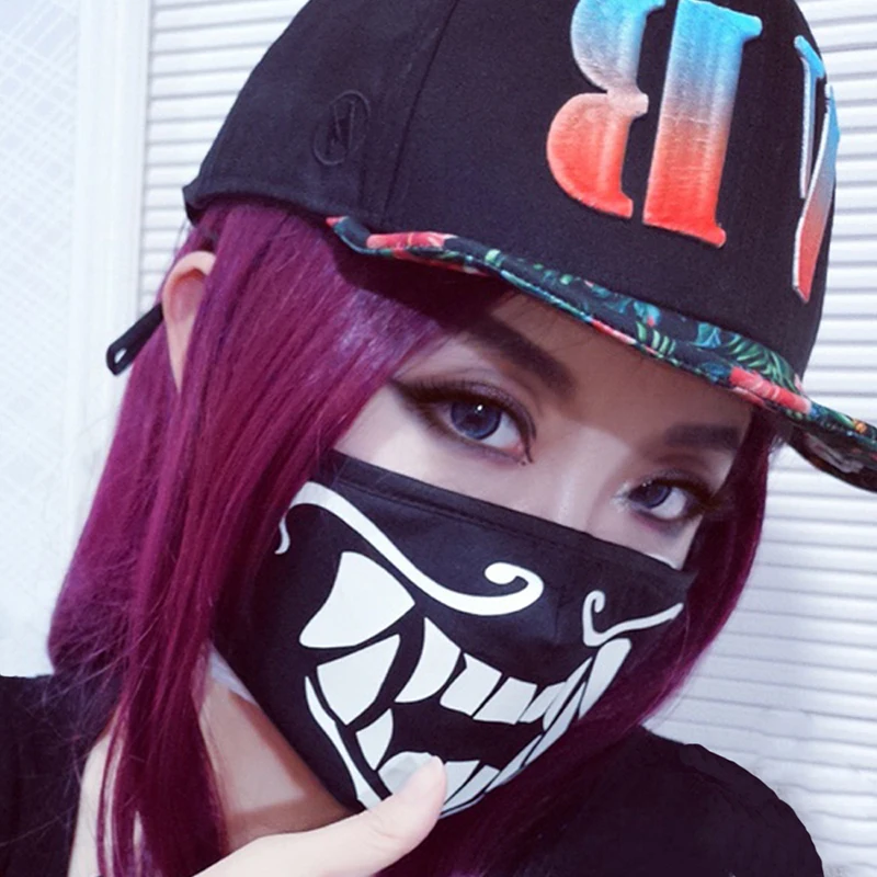 K/DA KDA маска Акали для косплея, убийца S8, светится в темноте, карнавал, подарки на Рождество и Новый год, реквизиты на вечеринки.
