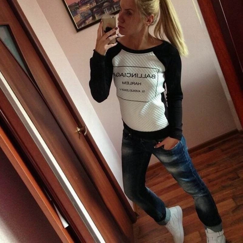 Женская толстовка с капюшоном и длинным рукавом 2 цвета | одежда