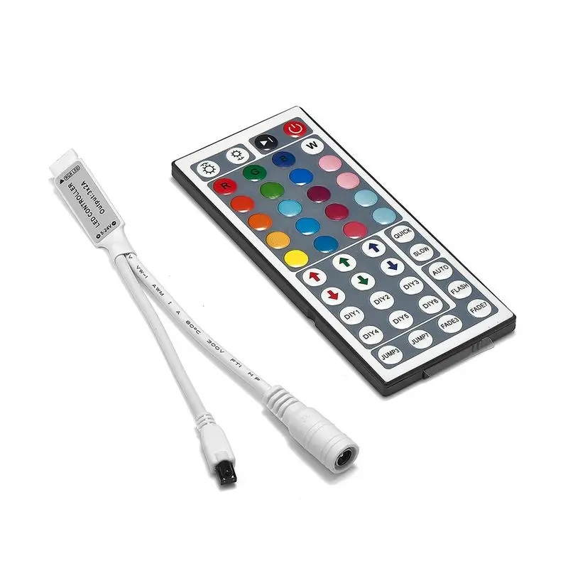 100pcs DC12V LED RGB Controller With 44 Keys IR Remote Control For SMD 2835 5050 Strip Lighting | Освещение