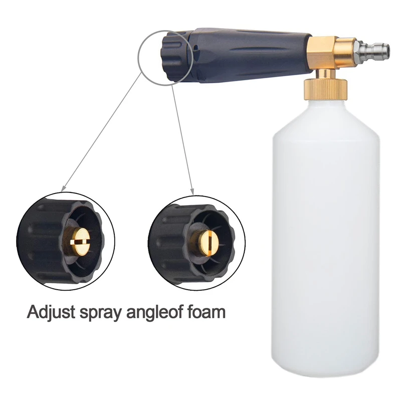 Pressure Washer Jet Wash Quick Release Snow Foam Lance 3000 Psi High Spray-Gun M22 Thread 1/4 Inch | Автомобили и мотоциклы