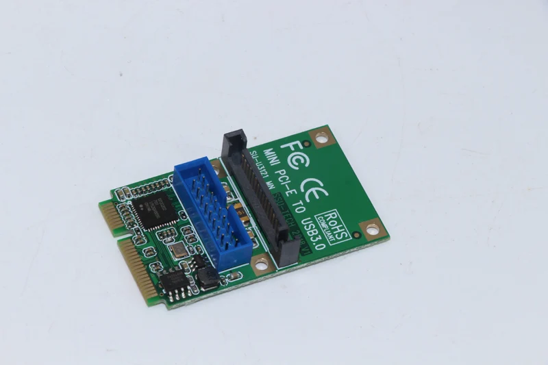 Mini PCIE USB Card MINI PCI-Express to USB3.0 Adapter 19Pin Header 5Gb SATA Power Half High Full Suitable for PC | Компьютеры и офис