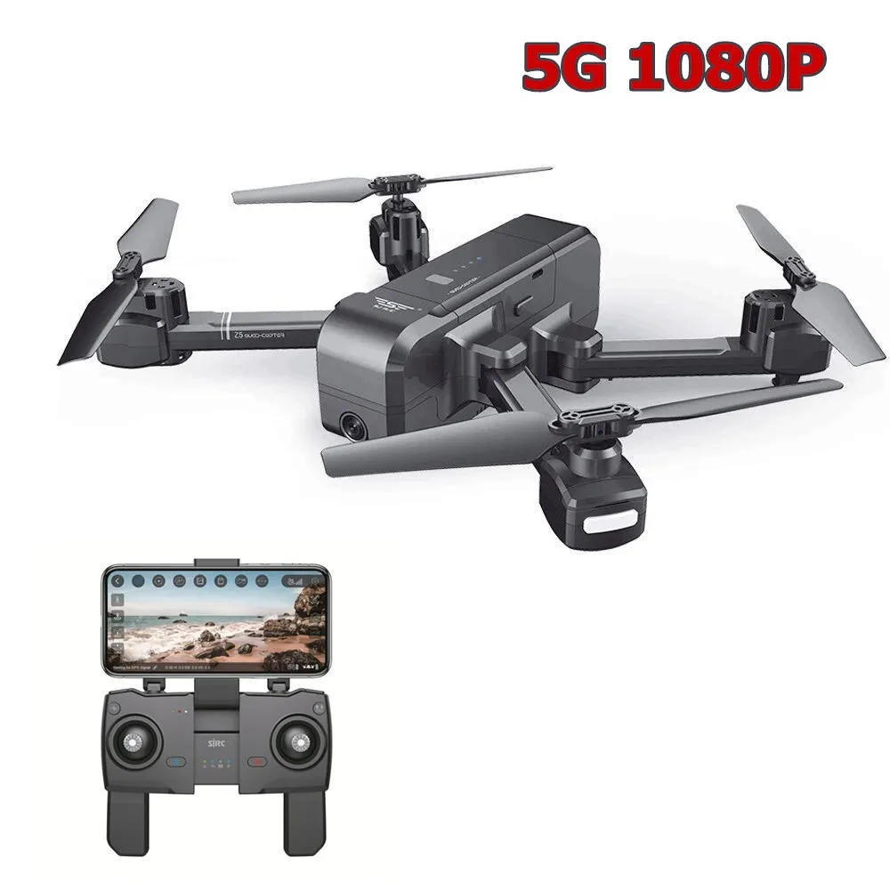 5G 1080P SJRC Z5 gps 5G wifi FPV RC Дрон с 720P 1080P HD угол камеры 4CH двойной gps динамический контроль селфи RC Квадрокоптер белый - Цвет: 5G 1080P