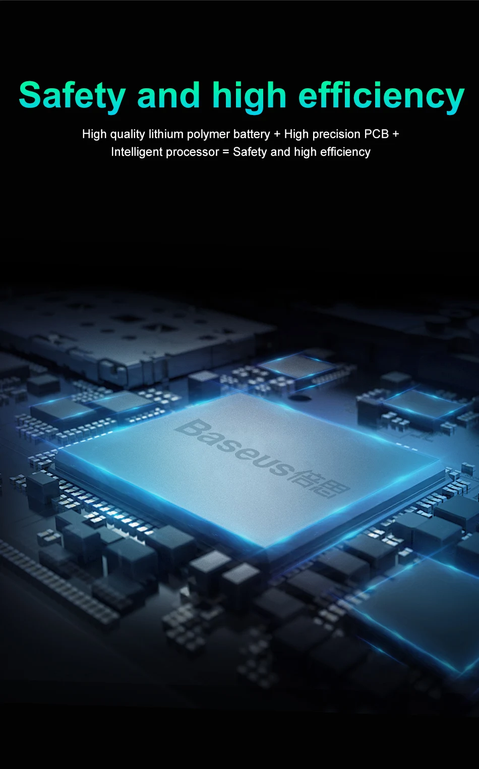 Baseus 10000 мАч Внешний аккумулятор, двойной USB тонкий внешний аккумулятор, портативный внешний аккумулятор, зарядное устройство для мобильных телефонов, планшетов, повербанк