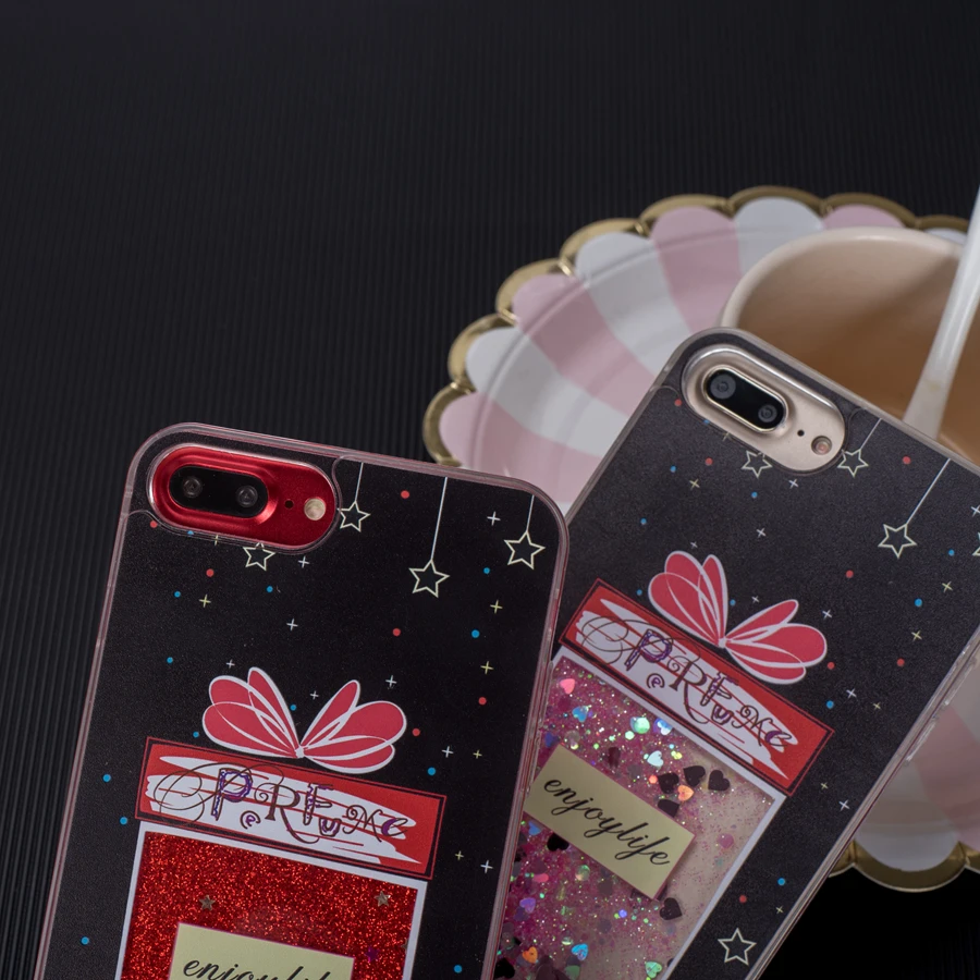 Fashion Bling Liquid Quicksand Cases For IPhone 6 6S Plus Case anjoy life Back Cover Iphone 7 Coque X 8 |