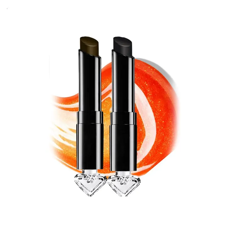 Черная губная помада MINCH температурная с изменением цвета водостойкая стойкий