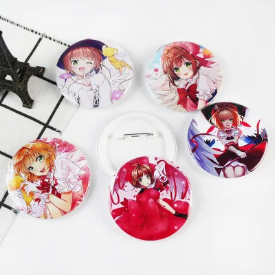 12 типов карт Captor KINOMOTOSAKURA фигурка модель брошь булавки брошки круглый значок из