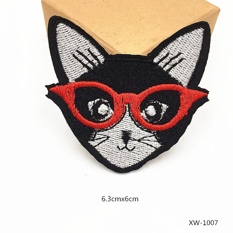 1 предмет мультфильм животных форма ткань в полоску наклейки для одежды вышивка