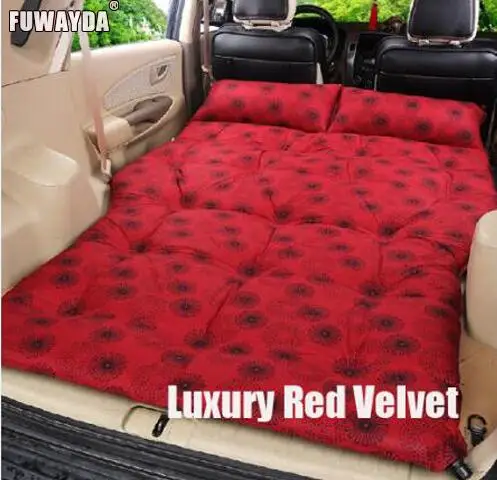 SUV Автоматический надувной матрас надувная кровать для SUV уличные матрасы машина секс кровать - Название цвета: Красный