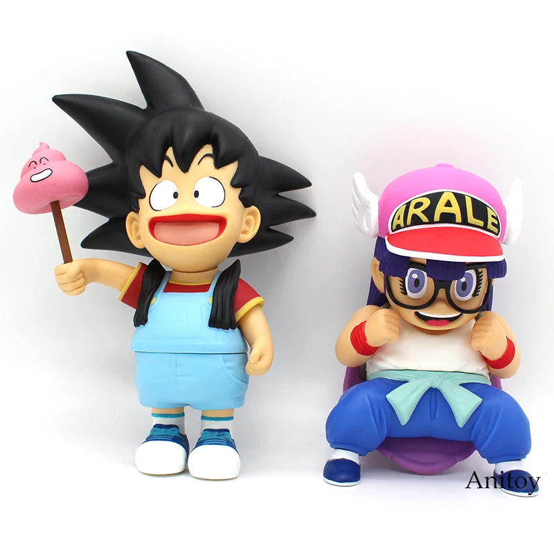 Dr. Slump Arale Косплей Dragon Ball Z Son Goku Krillin аниме мультфильм забавная ПВХ фигурка Коллекционная модель игрушки 18~ 24 м 4 стиля