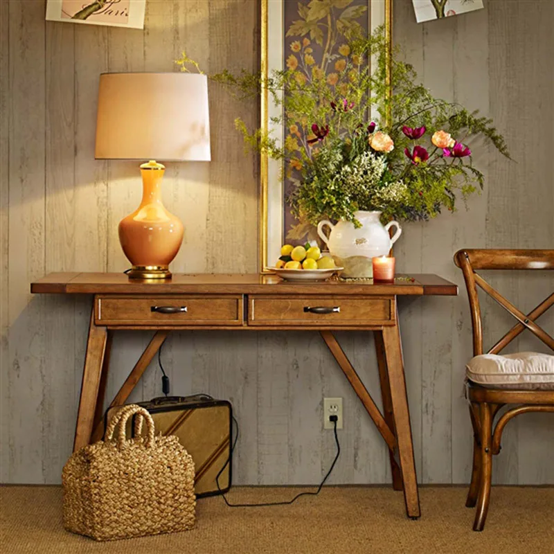 Туда 38x70 см Бесплатная доставка Оранжевая Керамическая Настольная лампа для