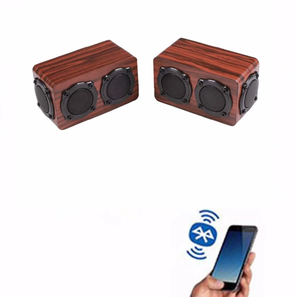 Ihens5 X6 Bluetooth динамик Портативный беспроводной стерео деревянные колонки колонка