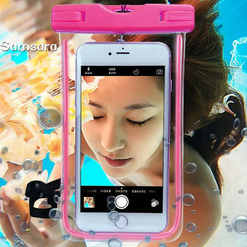 Универсальный Водонепроницаемый Чехол для iphone x 7 8 plus водонепроницаемый чехол