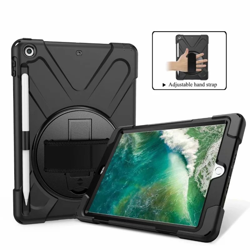 30 шт./лот для нового iPad 9 7 2017/2018 силиконовый ремешок + сверхмощный противоударный