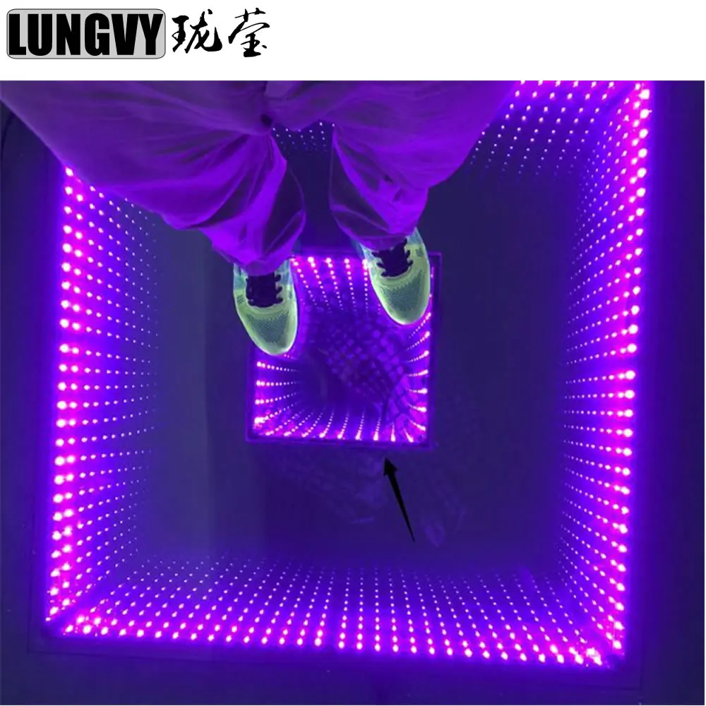 

Wedding Decoration Mirror 3D Led Dance Floor 3D RGB Dancing Floor