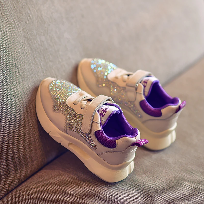 2018 Autumn New Arrival Baby Boys Fashion Snekaers Girls Princess Rhinestone Sports Shoes Breathable Trainers Shoe for Children | Детская
