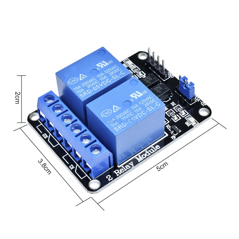 1Pcs 12V 2 Channel Relay Module Shield For Arduino Arm Pic Avr Dsp Electronic #8 | Электроника