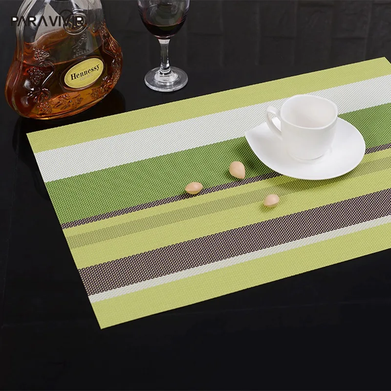 4 шт./лот место Коврики мода ПВХ обеденный стол диск колодки Чаша Pad подставки